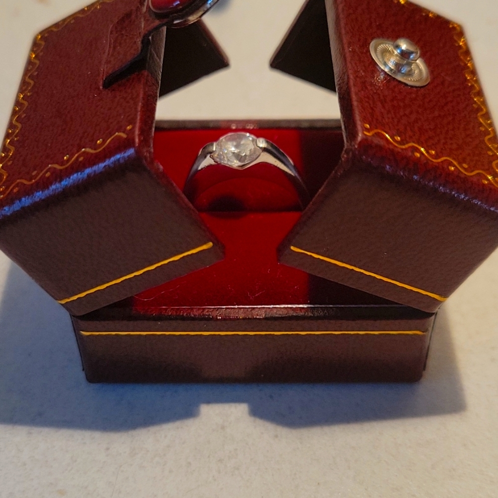 925 silver ring CZ